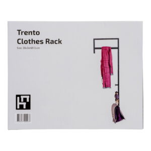 Alternative view of Trento Tøjstativ, metal, sort, 3x30x82 cm