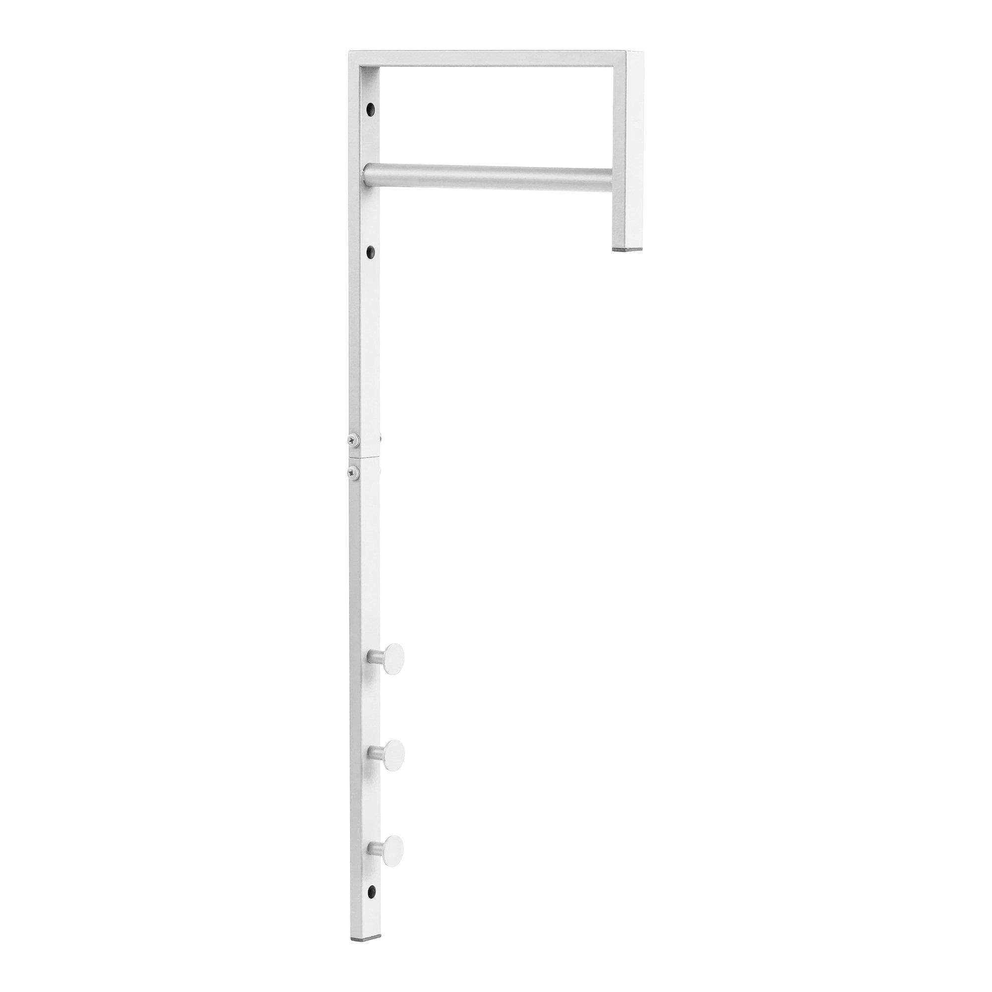 Trento Tøjstativ, metal, hvid, 3x30x82 cm