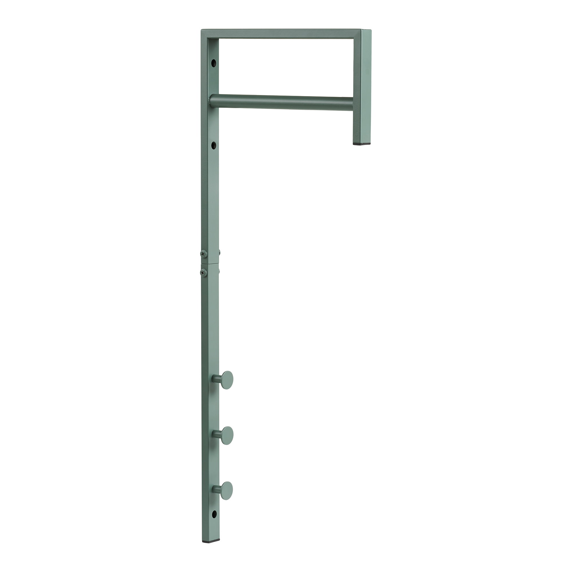Trento Tøjstativ, metal, grøn, 3x30x82 cm