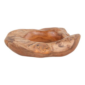 Rio Skål, teak, natur, ø20x8 cm