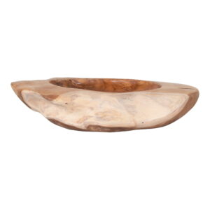 Rio Skål, teak, natur, ø40x12 cm