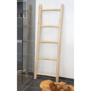 Dekorationsstige, teak, natur, 50x150 cm - Billede 7