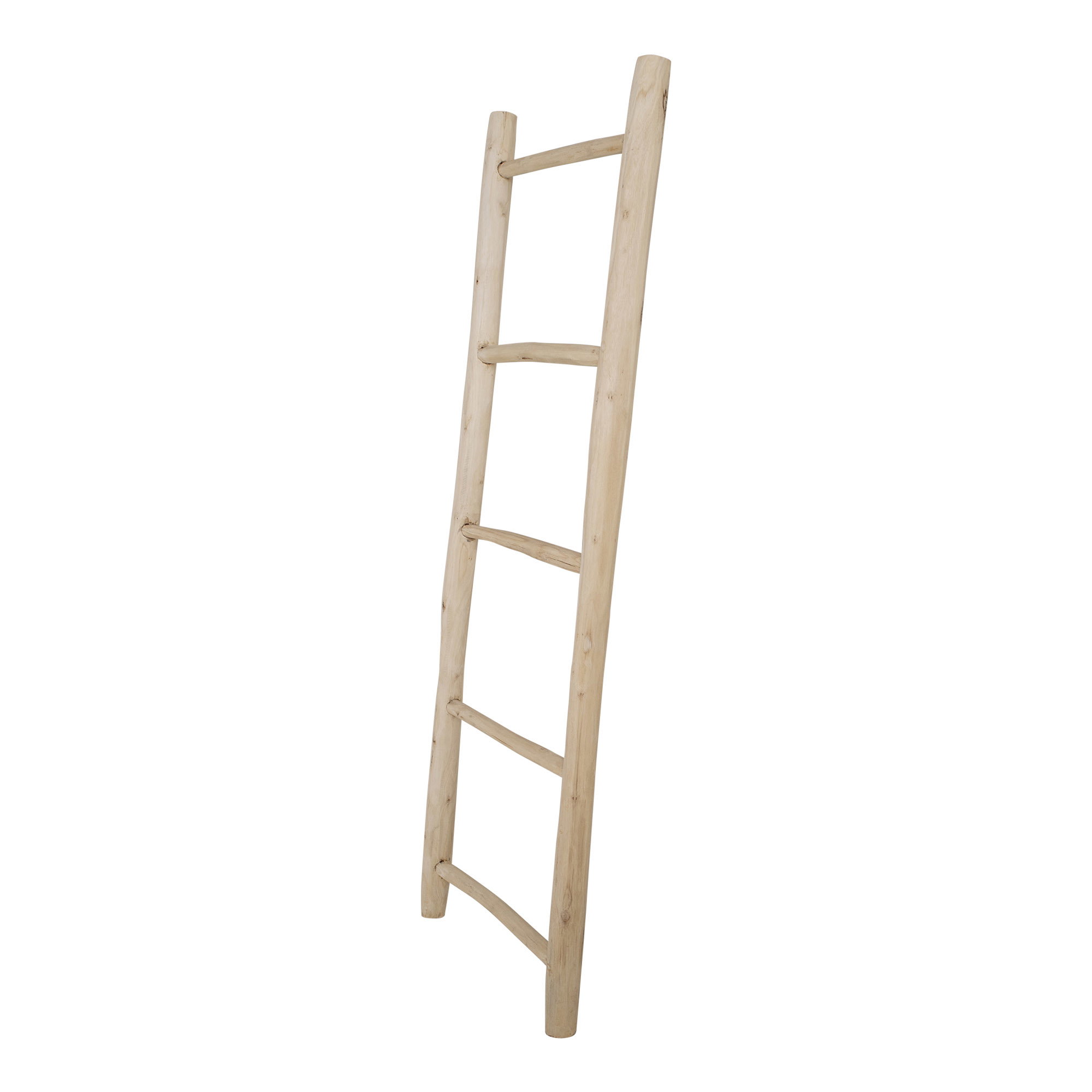 Dekorationsstige, teak, natur, 50x150 cm - Billede 4