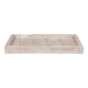 Alternative view of Bakke, travertin, natur, 30,5x15 cm