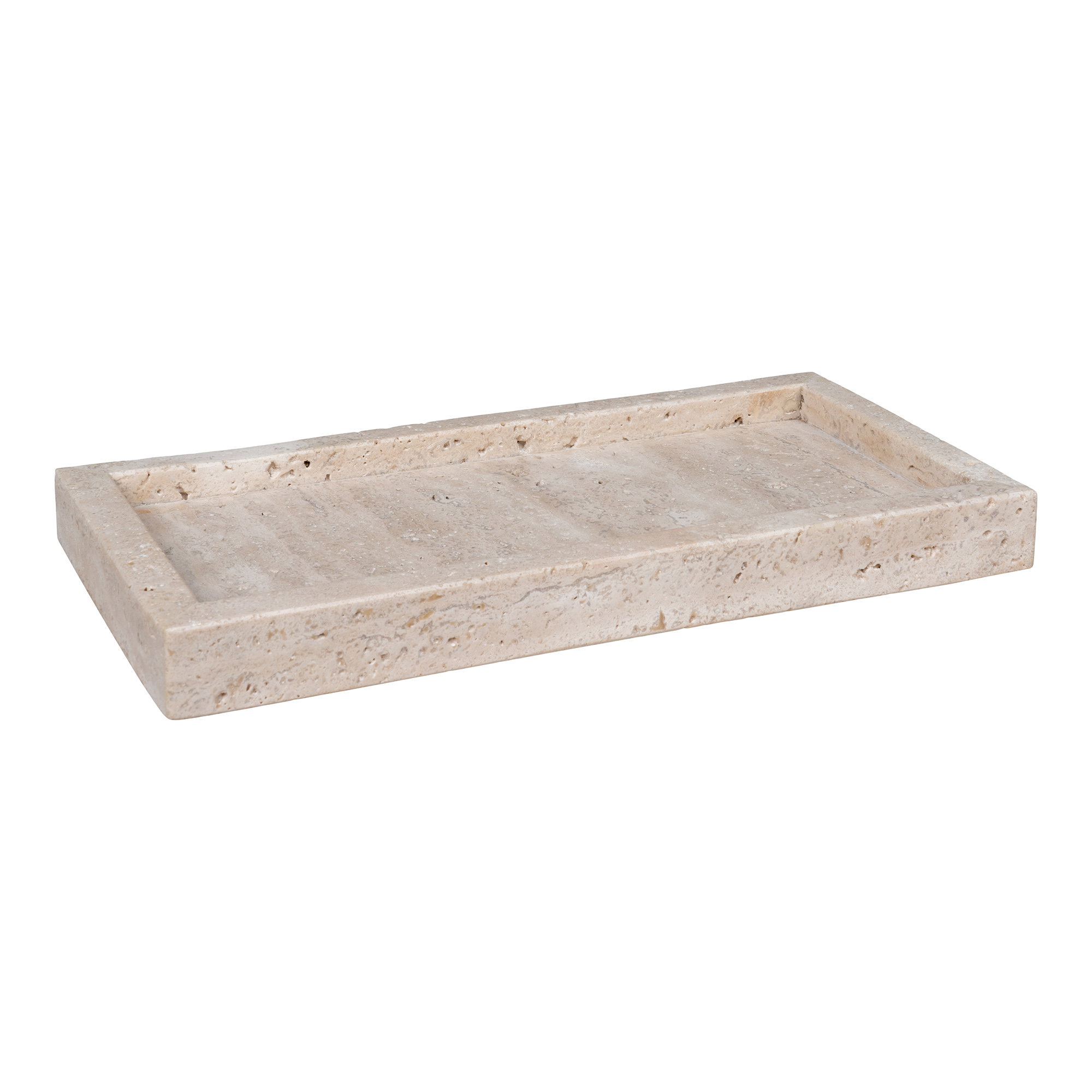 Bakke, travertin, natur, 30,5x15 cm