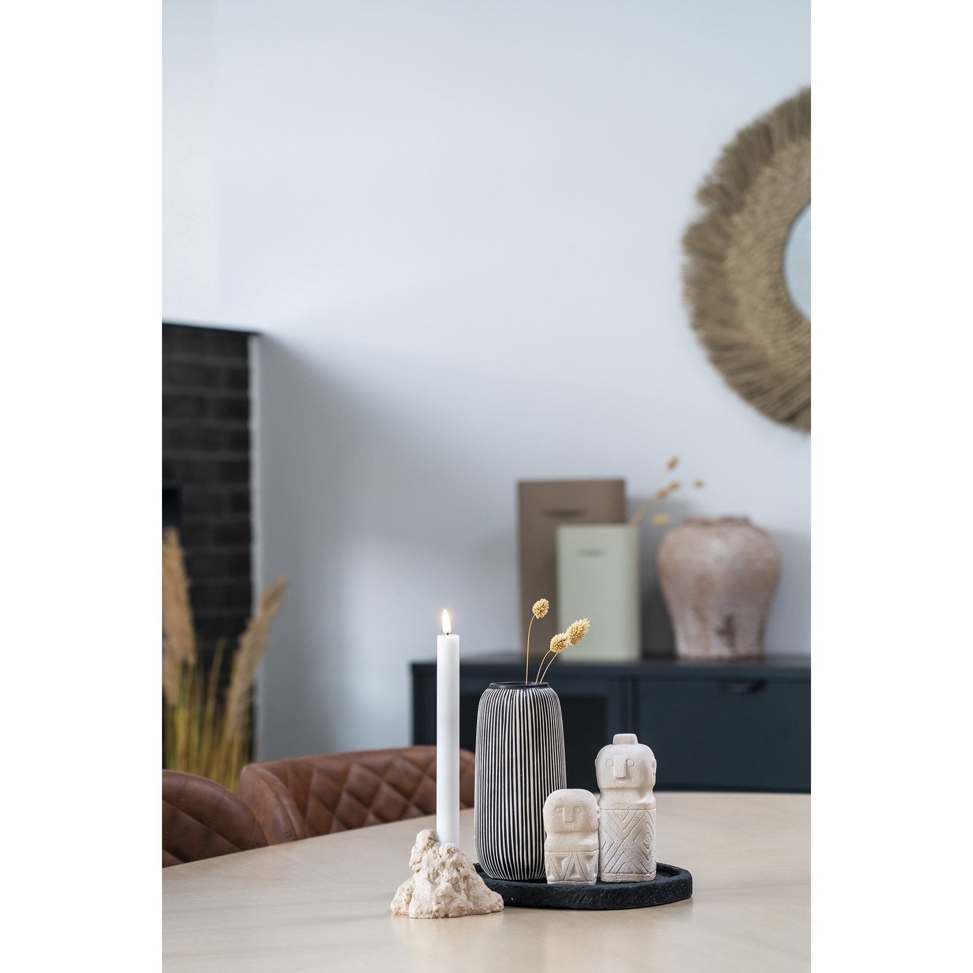 Bakke, cement, sort, 26,5x26x2 cm - Billede 3