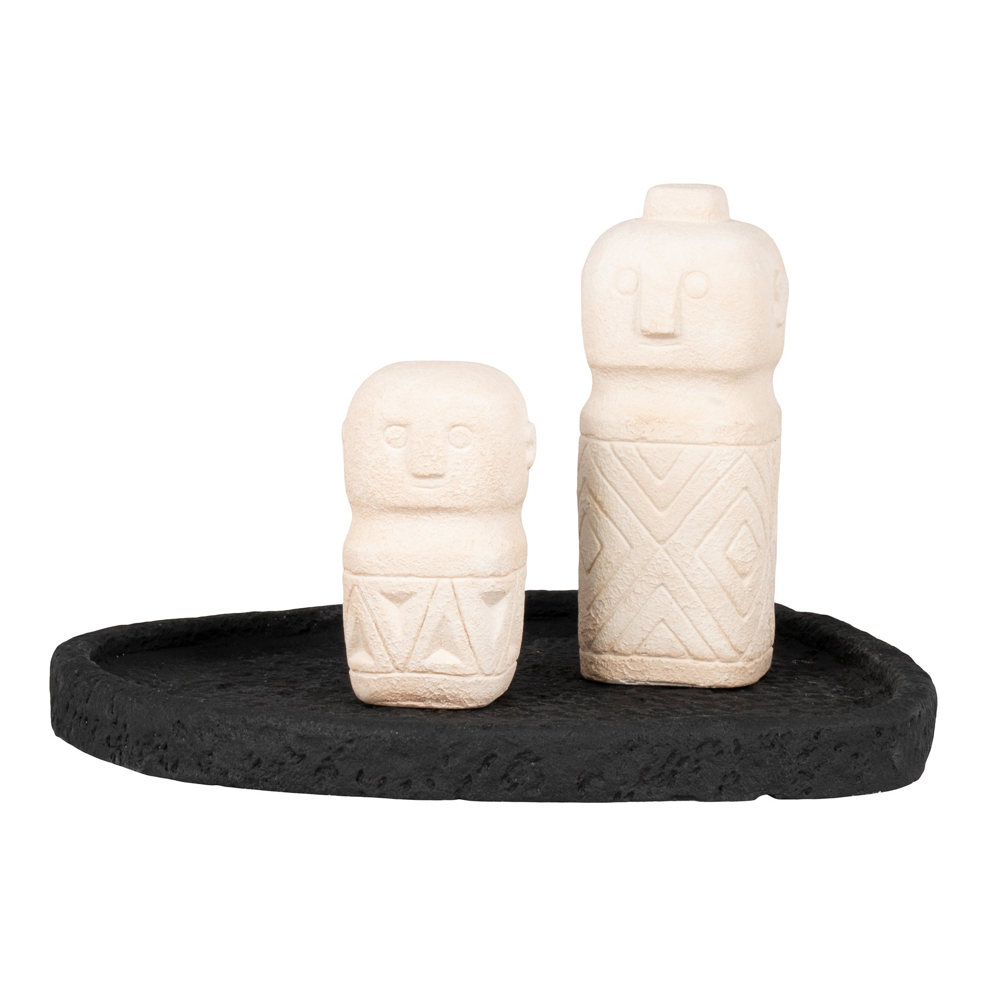 Bakke, cement, sort, 26,5x26x2 cm - Billede 2