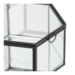 Torpe Boks, glas/metal, klar/sort, sæt af 2 - Billede 4
