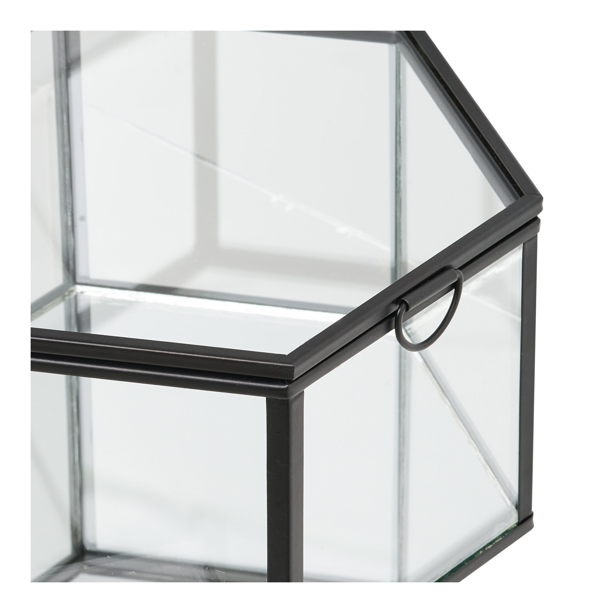 Torpe Boks, glas/metal, klar/sort, sæt af 2 - Billede 4