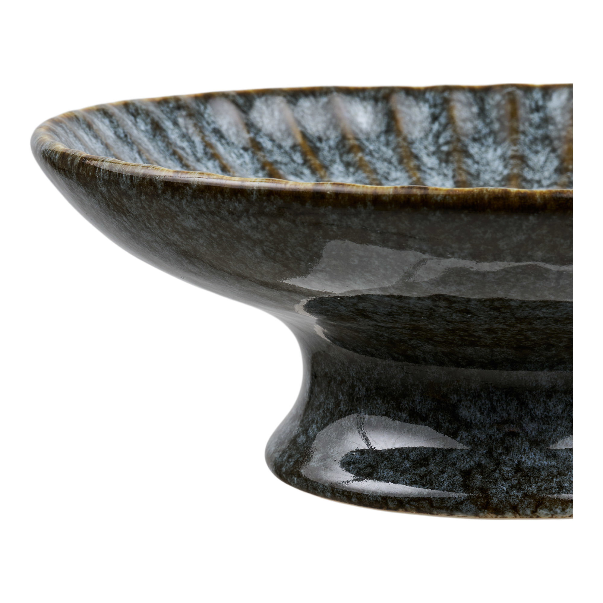 Fad, keramik, key largo blå, ø20,5x7 cm - Billede 3