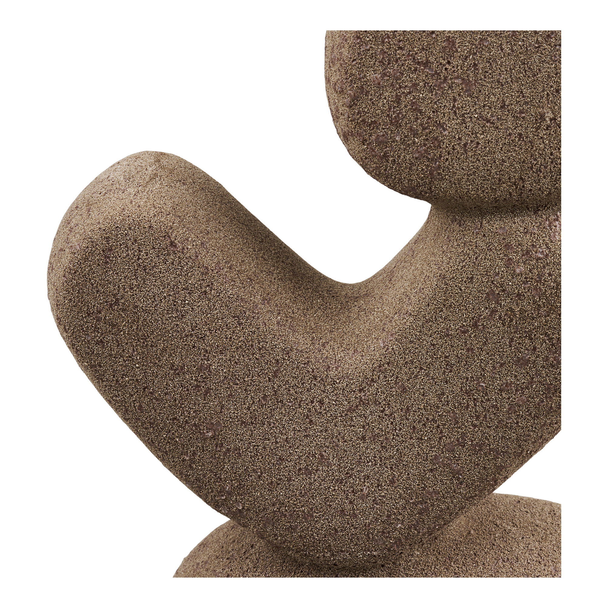 Dekoration, keramik, brun, 16x8x36 cm - Billede 3