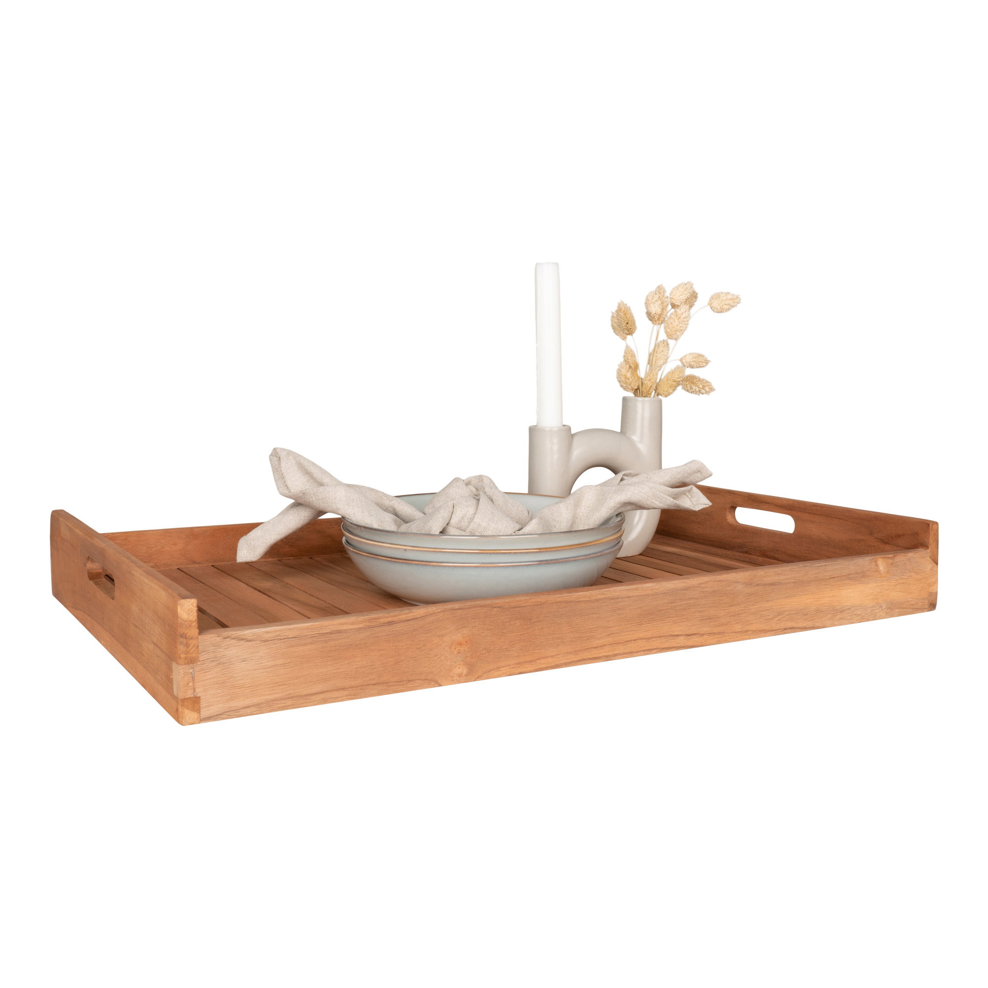 Faro Bakke, teak, natur, 58x38 cm