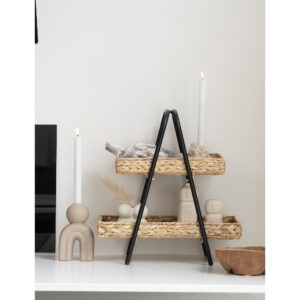 Alfaro Bakke, vandhyacint/metal, sort/natur, 42x23x43,5 cm - Billede 6