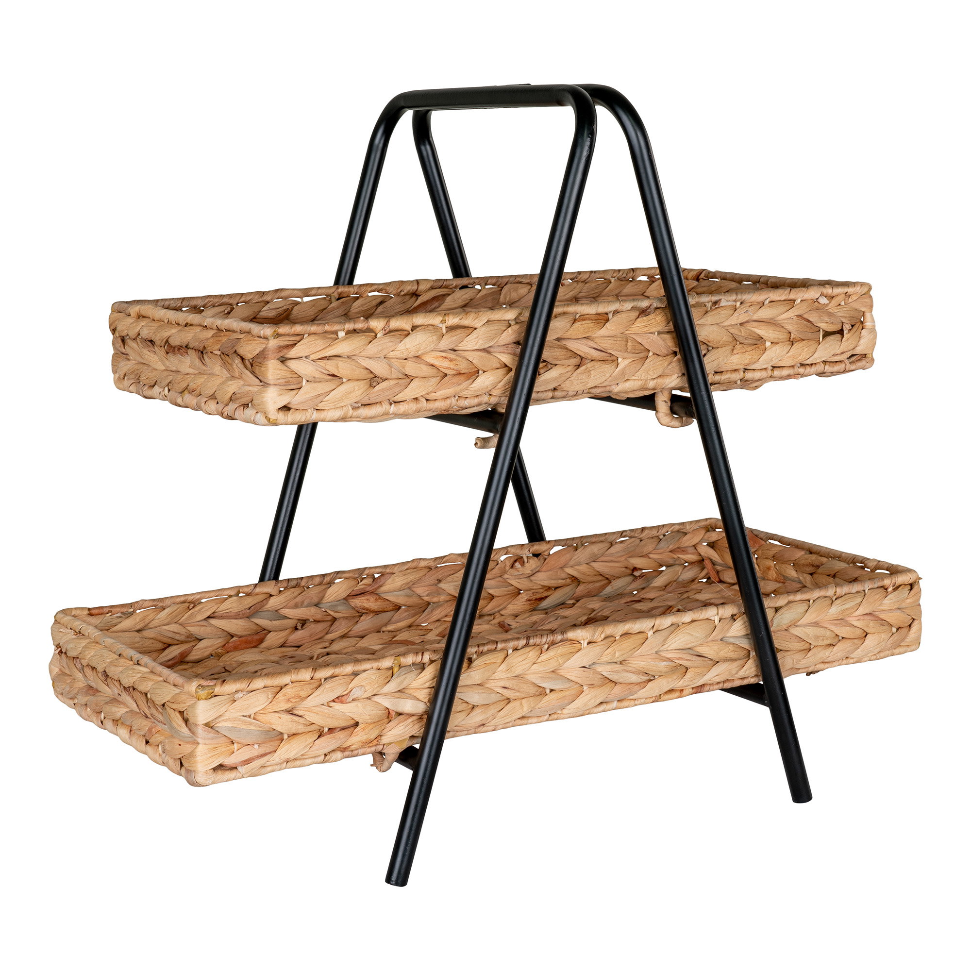 Alfaro Bakke, vandhyacint/metal, sort/natur, 42x23x43,5 cm - Billede 2