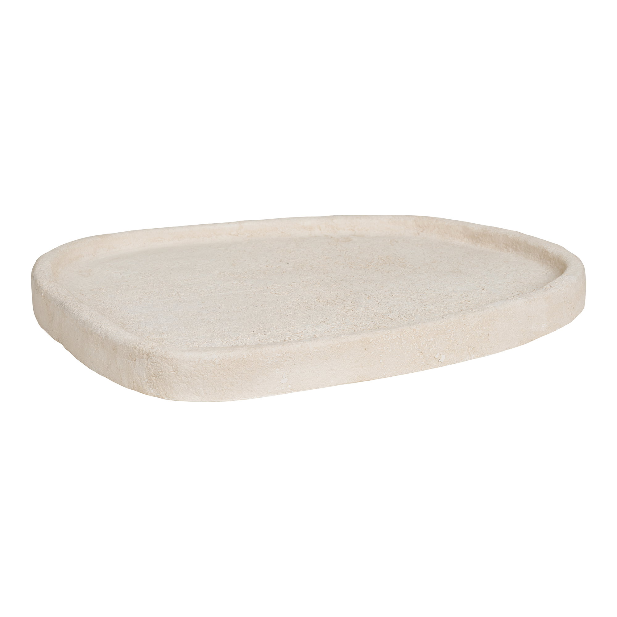 Bakke, cement, beige, 35x30x2,5 cm - Billede 2