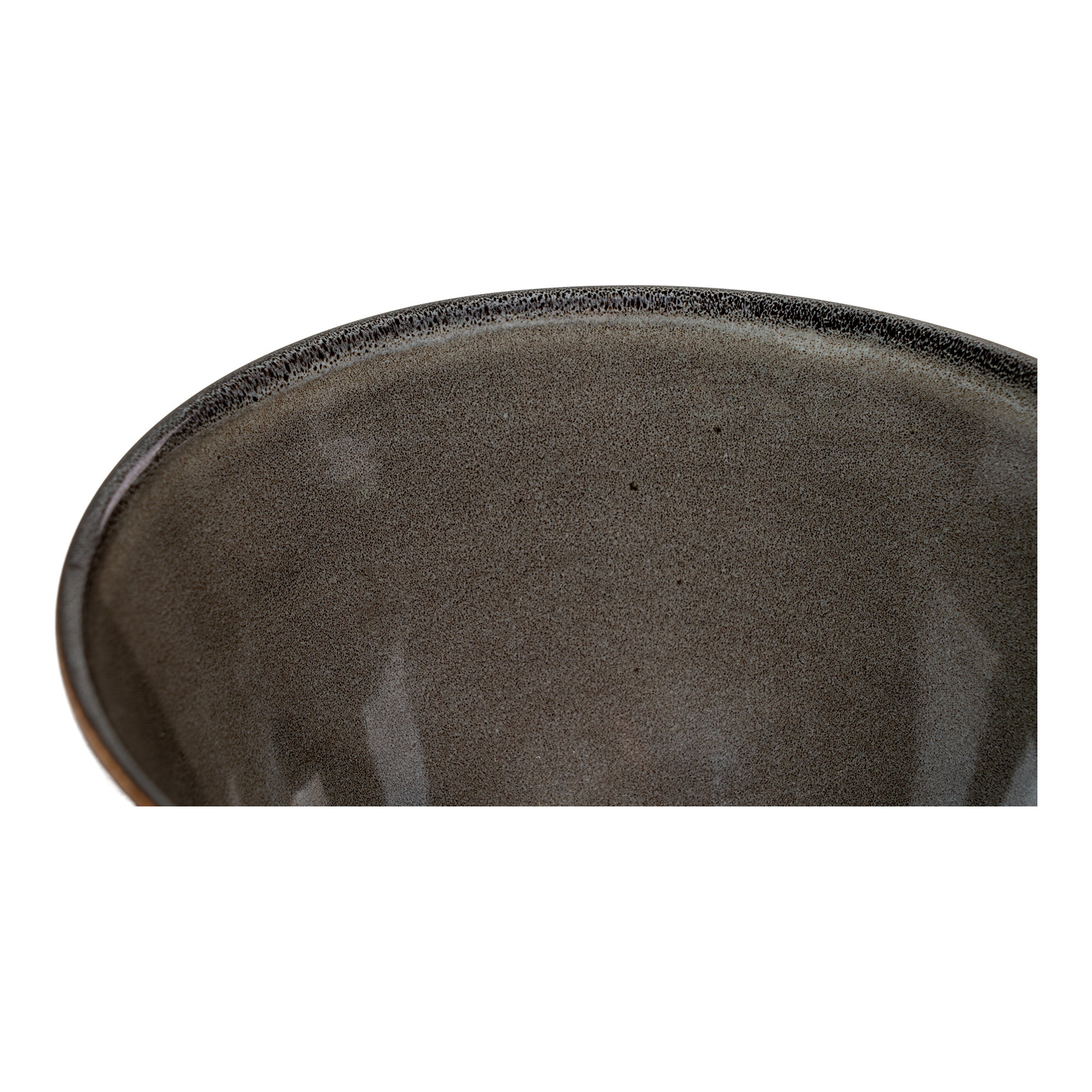 Selma Skål, keramik, grå/brun, ø15x9 cm, sæt af 4 - Billede 2