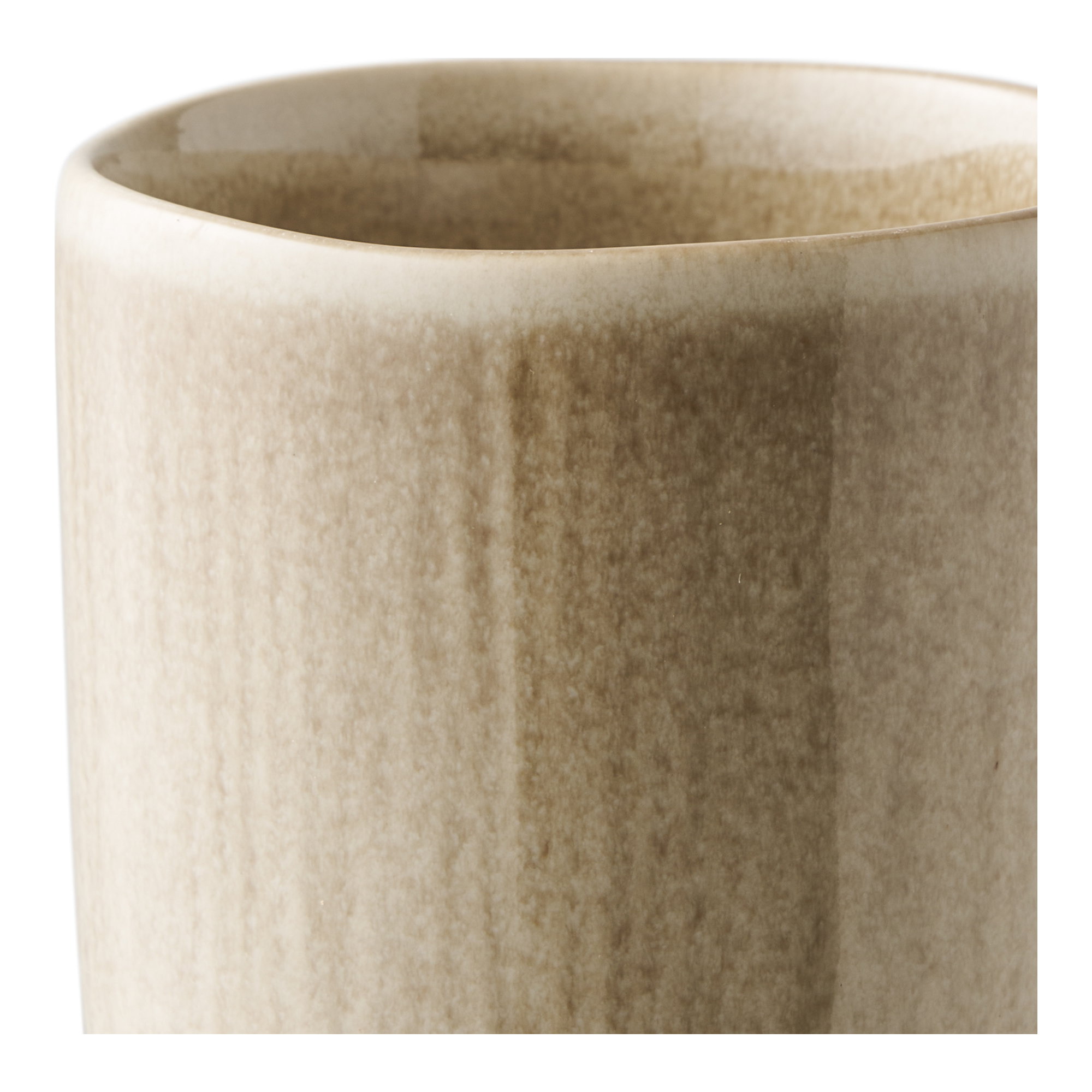 Viola Krus, keramik, beige, ø8x9,5 cm, sæt af 4 - Billede 2