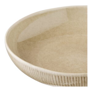 Viola Serveringsskål, keramik, beige, ø27x5,8 cm - Billede 4
