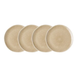 Viola Middagstallerken, keramik, beige, ø27 cm, sæt af 4 - Billede 4