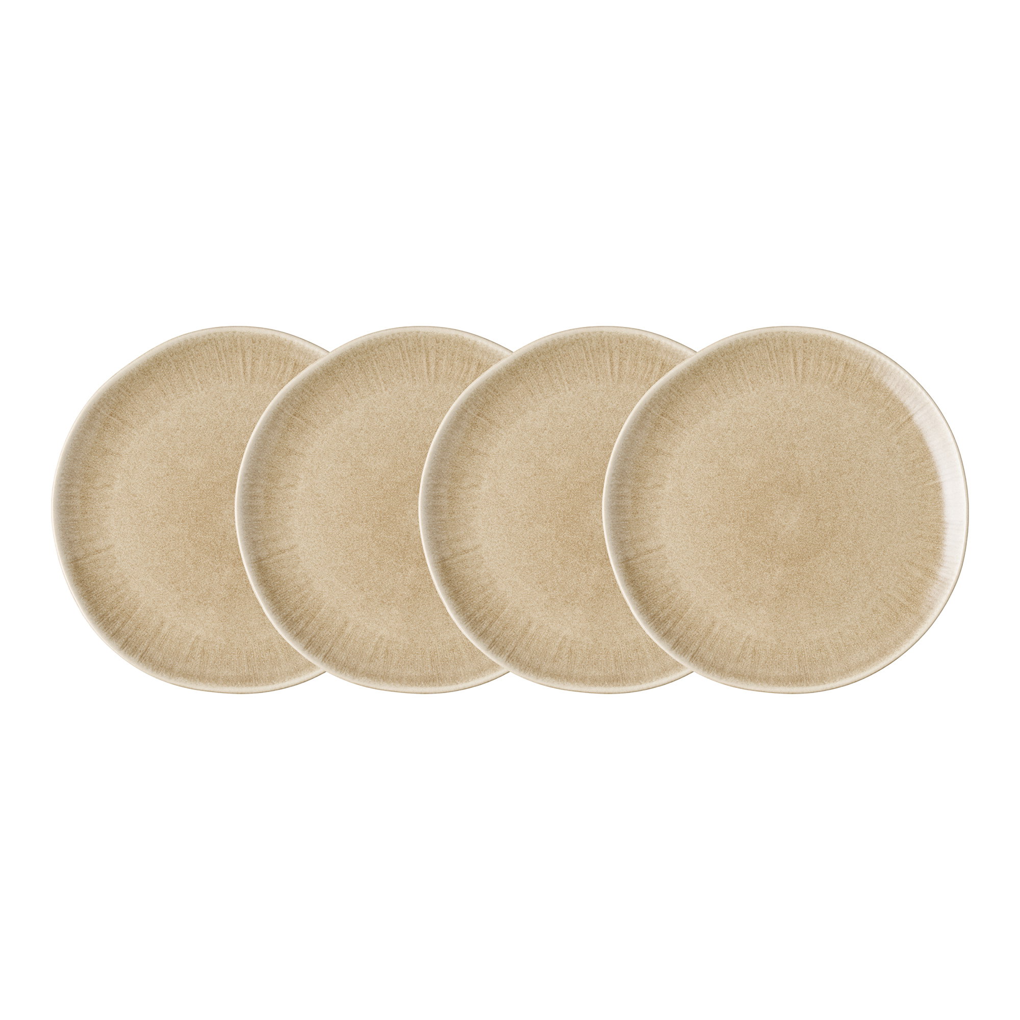 Viola Middagstallerken, keramik, beige, ø27 cm, sæt af 4 - Billede 4