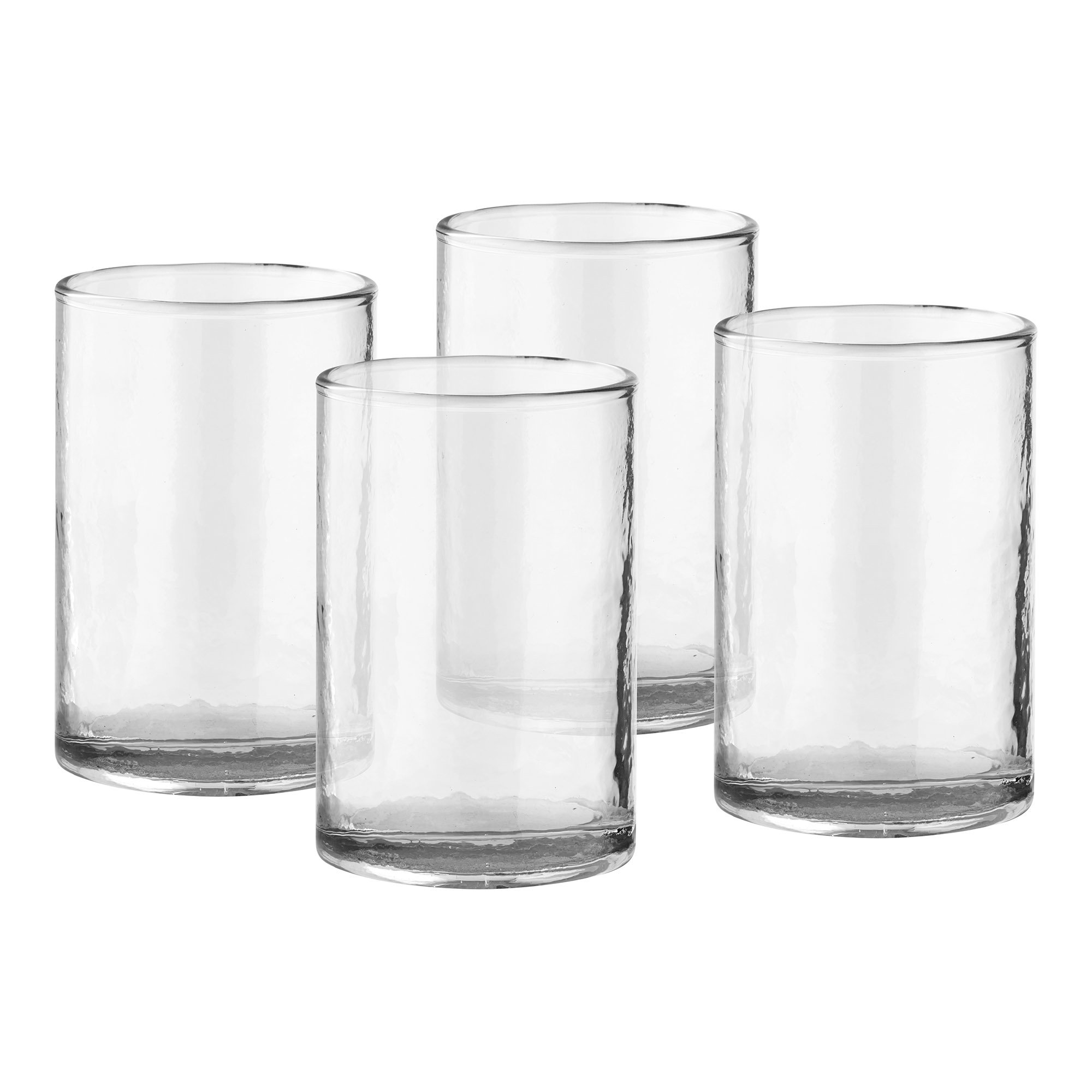 Nalanda Hamret Drikkeglas, klar, sæt af 4 - Billede 2