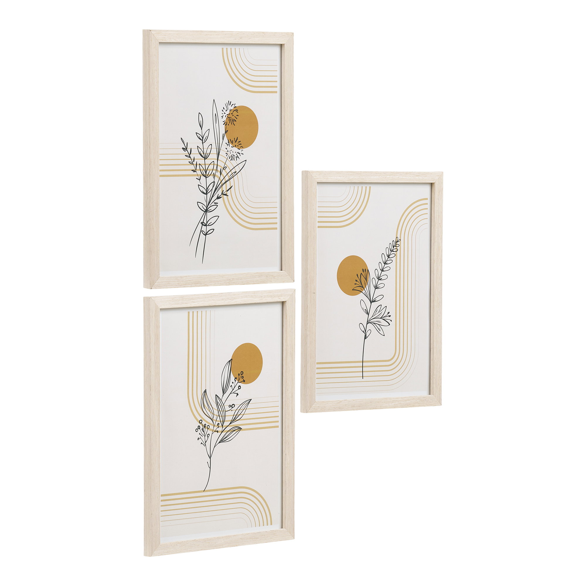 Madison Rammesæt, natur, sæt af 3 - Billede 2