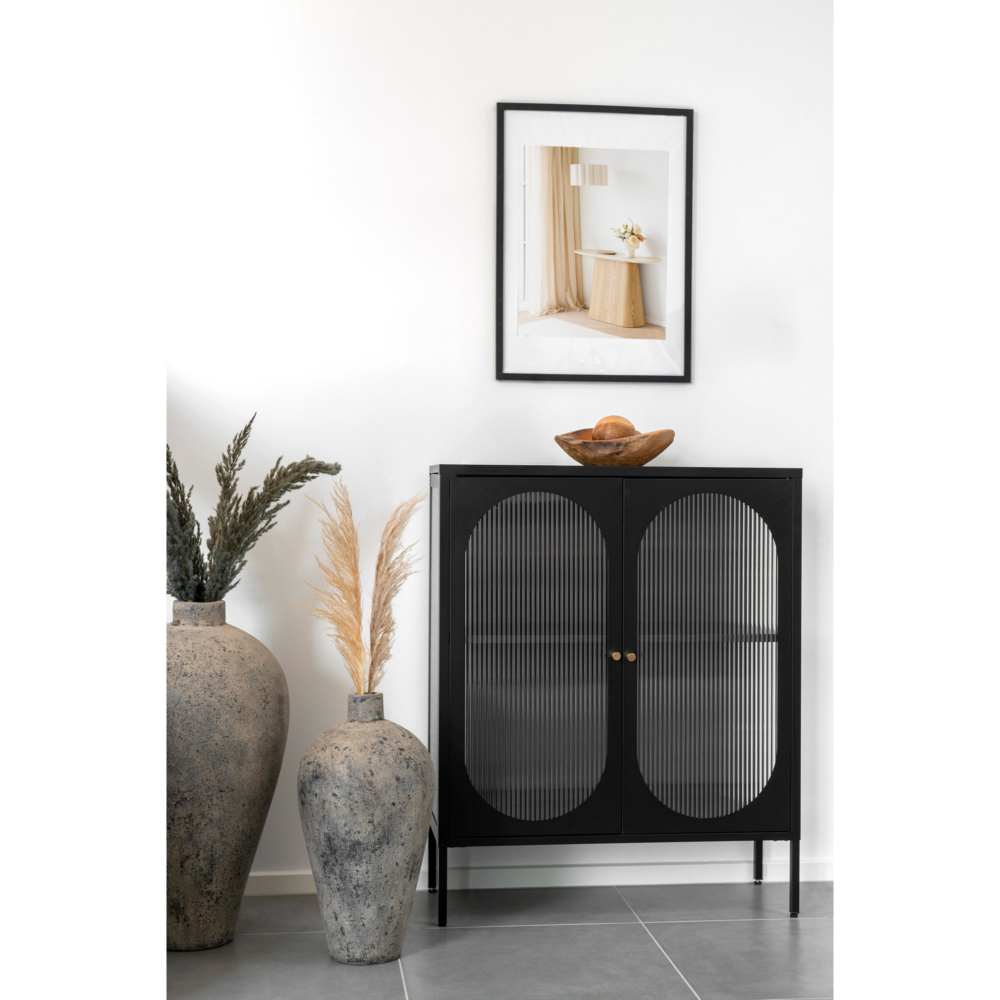 Marbella Ramme, MDF/glas, sort, 50x70 cm, sæt af 5 - Billede 4