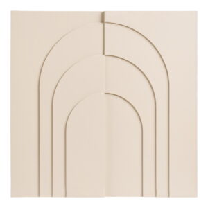 Ina Relief vægdekoration, beige, 60x60 cm