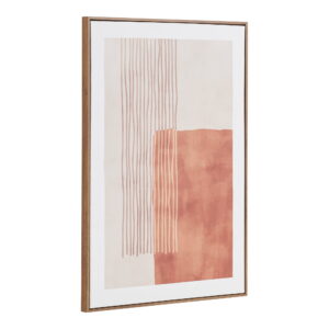 Alternative view of Mina Lærredsprint, canvas, beige/brun, No.1, 50x70 cm