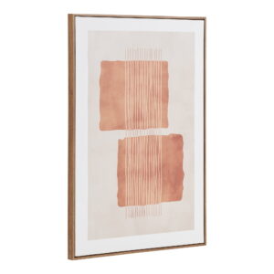 Alternative view of Mina Lærredsprint, canvas, beige/brun, No.2, 50x70 cm