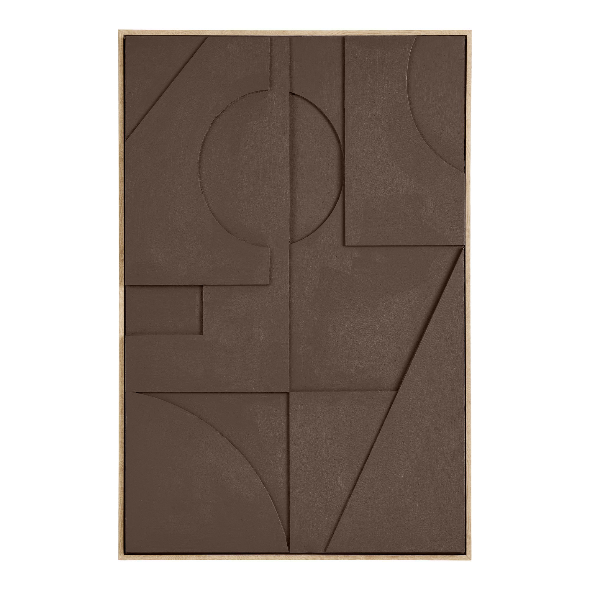 Isabella Relief Vægdekoration, brun, No.1, 60x90 cm