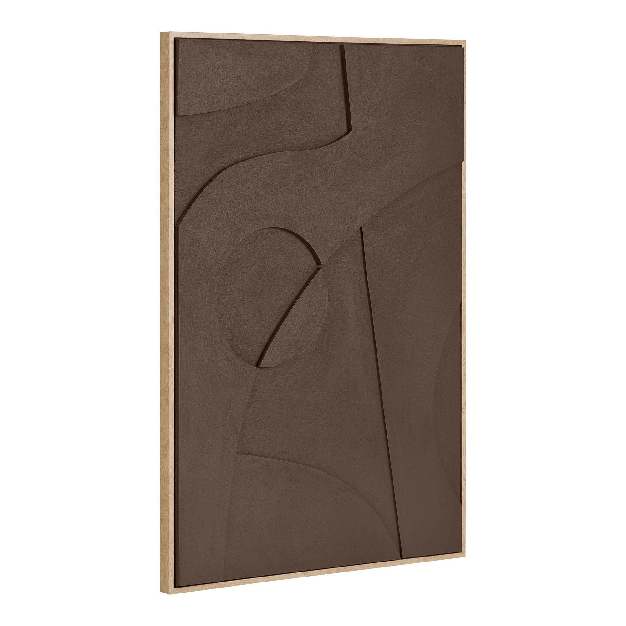 Isabella Relief Vægdekoration, brun, No.2, 60x90 cm - Billede 2