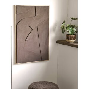 Isabella Relief Vægdekoration, brun, No.2, 60x90 cm - Billede 5