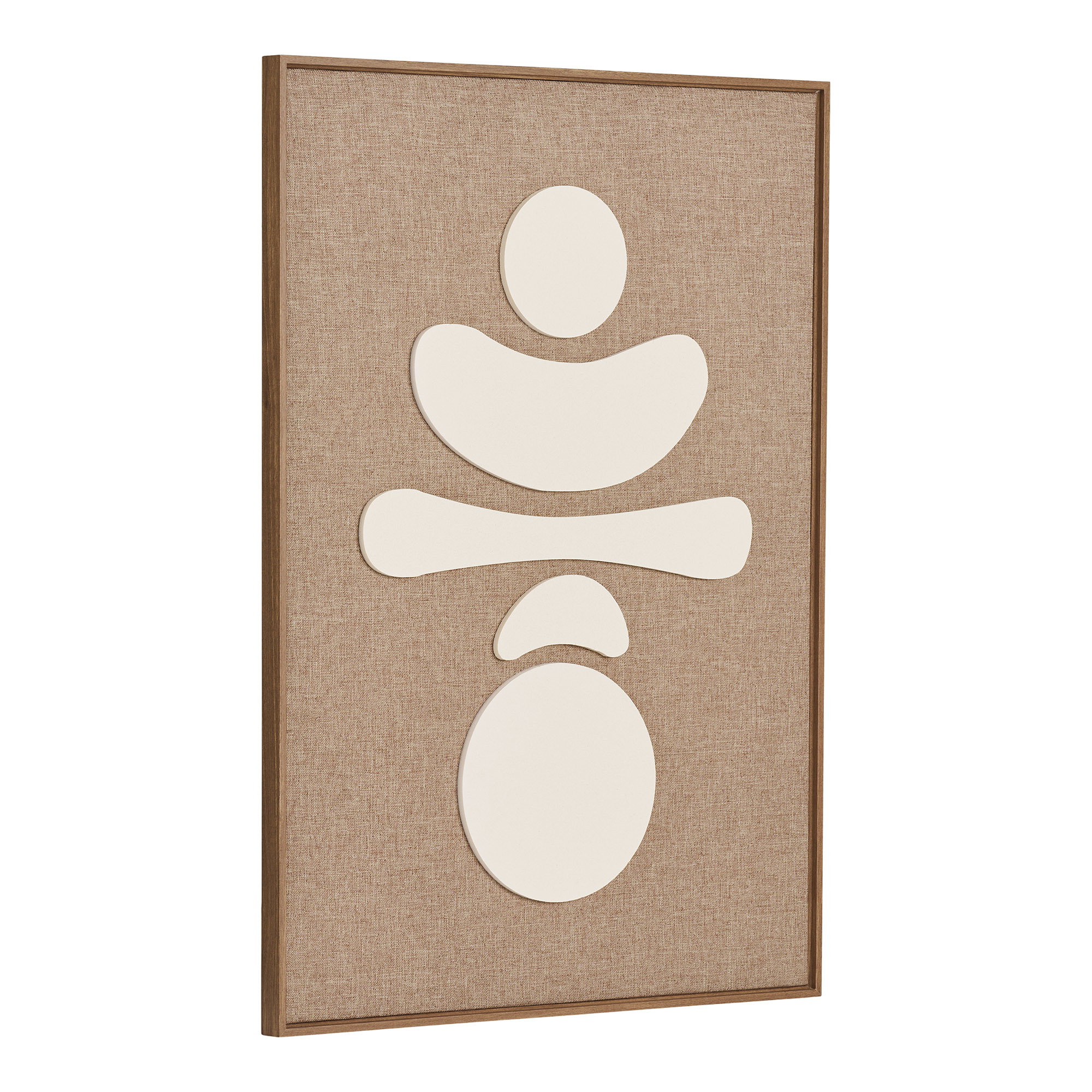 Diva Relief Vægdekoration, brun/beige, No.2, 50x70 cm - Billede 2