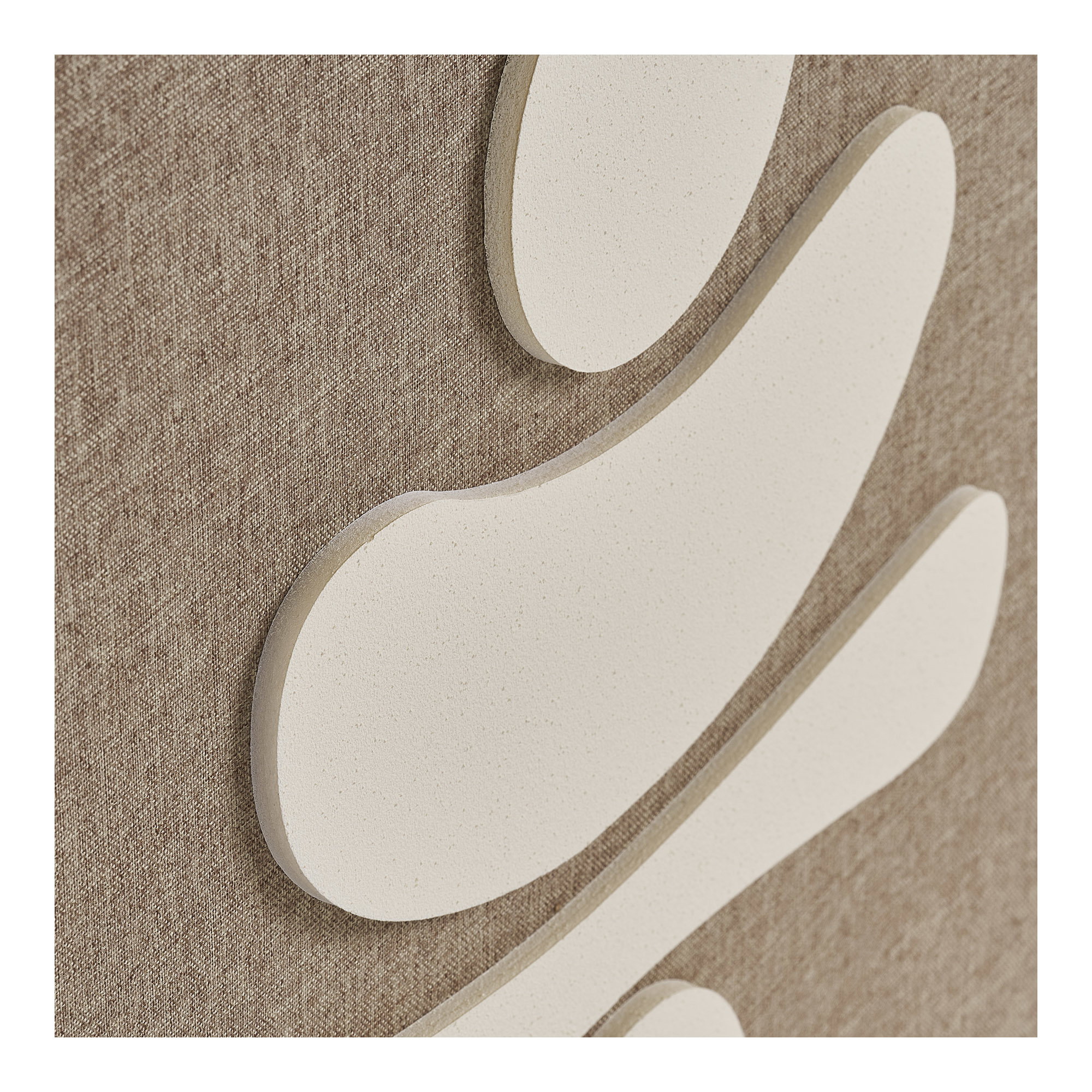 Diva Relief Vægdekoration, brun/beige, No.2, 50x70 cm - Billede 3