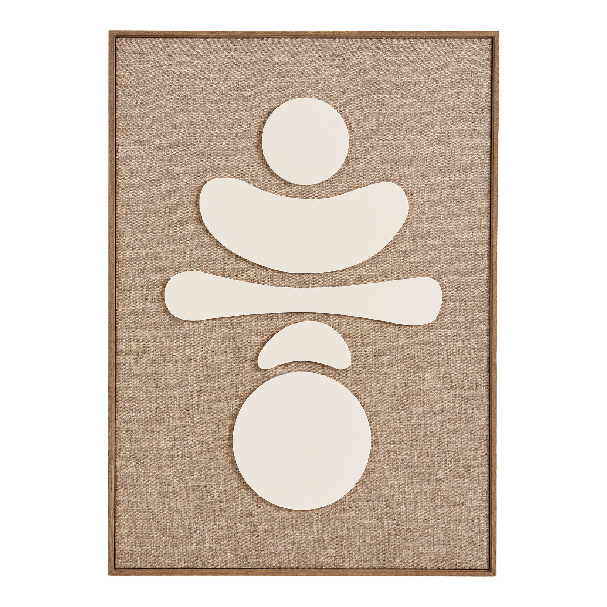 Diva Relief Vægdekoration, brun/beige, No.2, 50x70 cm