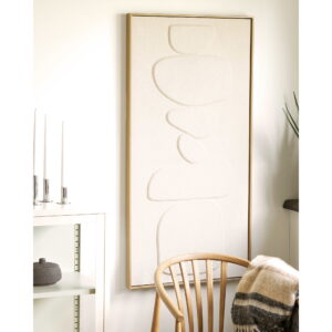 Victoria Relief Vægdekoration, beige, No.1, 60x120 cm - Billede 4