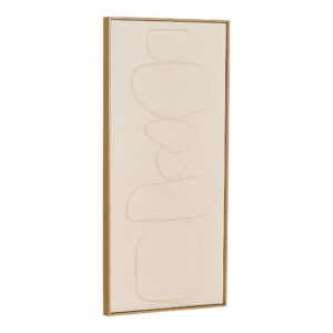 Alternative view of Victoria Relief Vægdekoration, beige, No.1, 60x120 cm