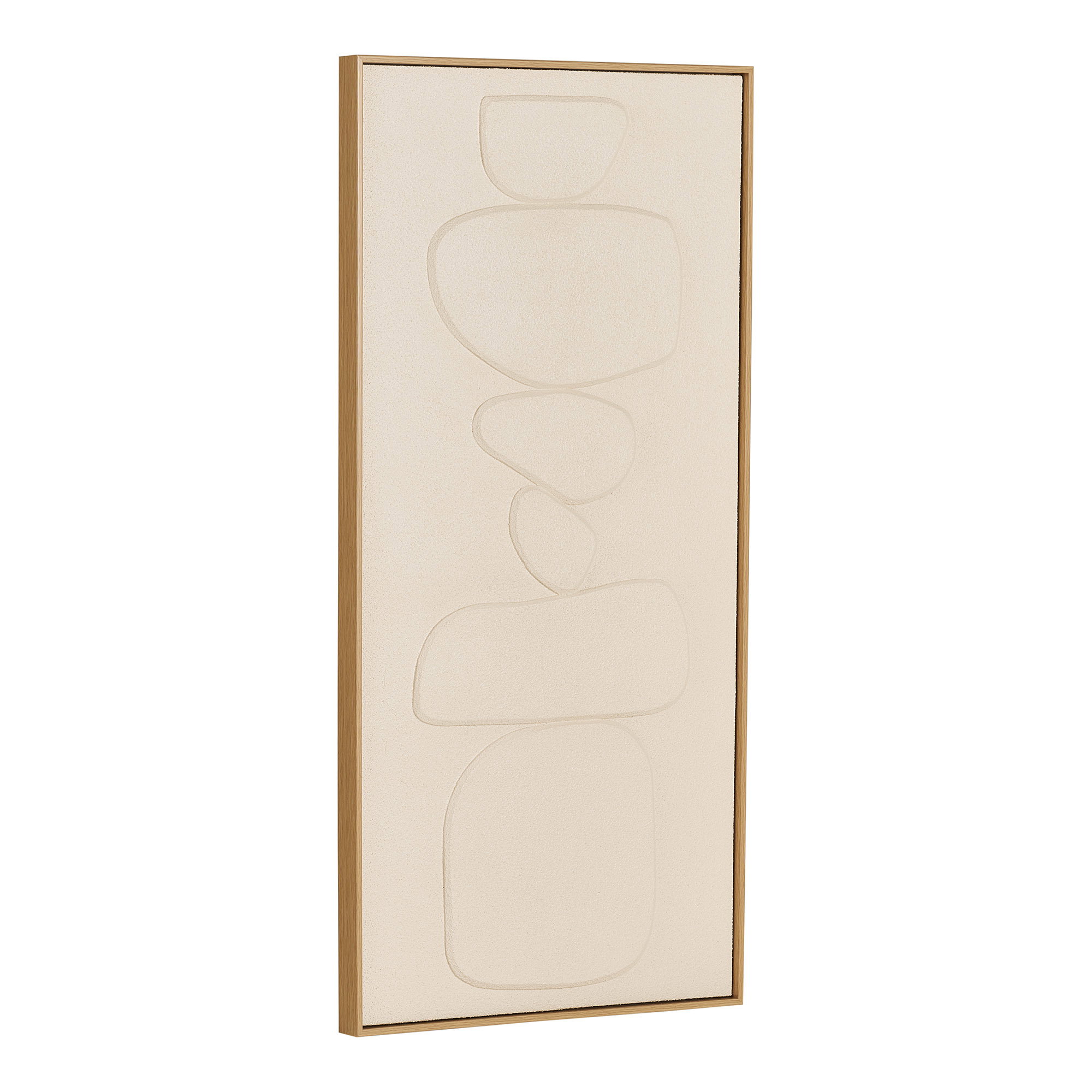 Victoria Relief Vægdekoration, beige, No.1, 60x120 cm - Billede 2