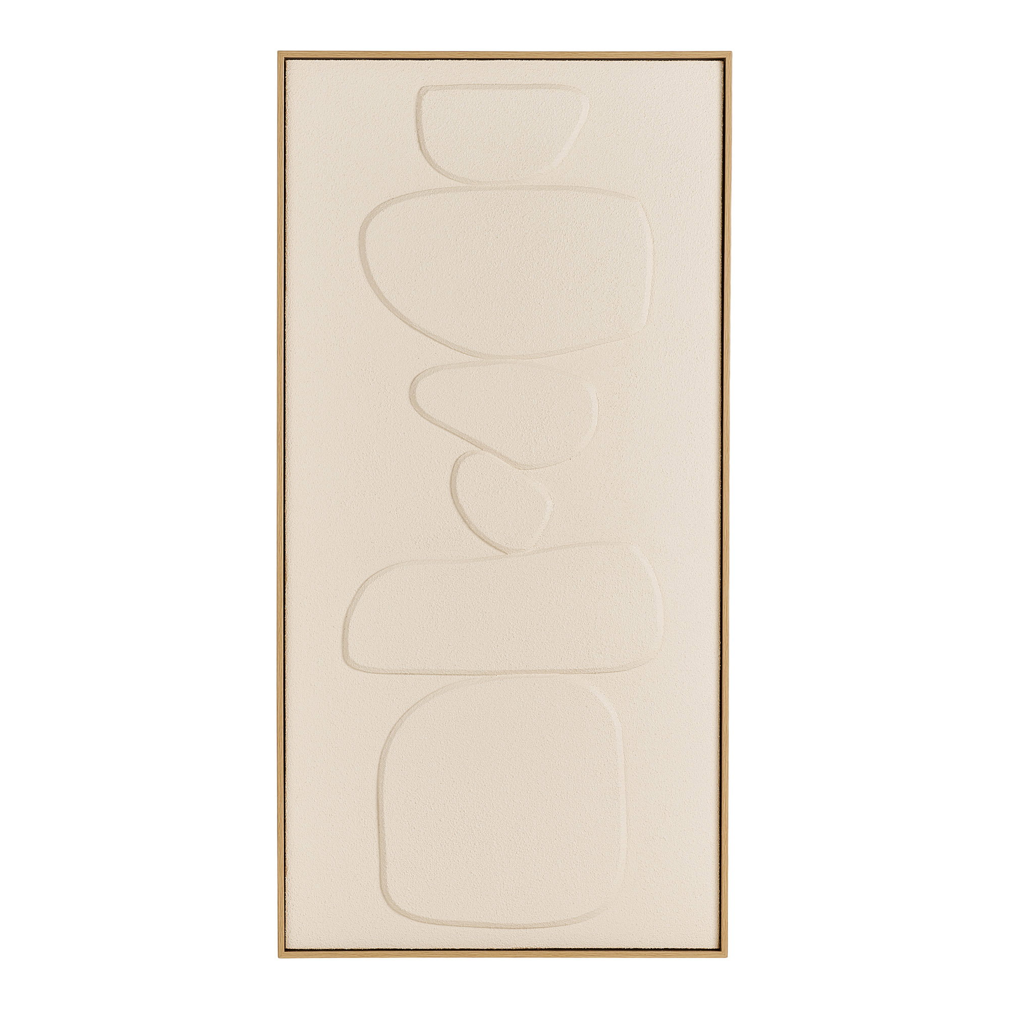 Victoria Relief Vægdekoration, beige, No.1, 60x120 cm