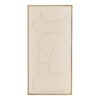 Victoria Relief Vægdekoration, beige, No.2, 60x120 cm