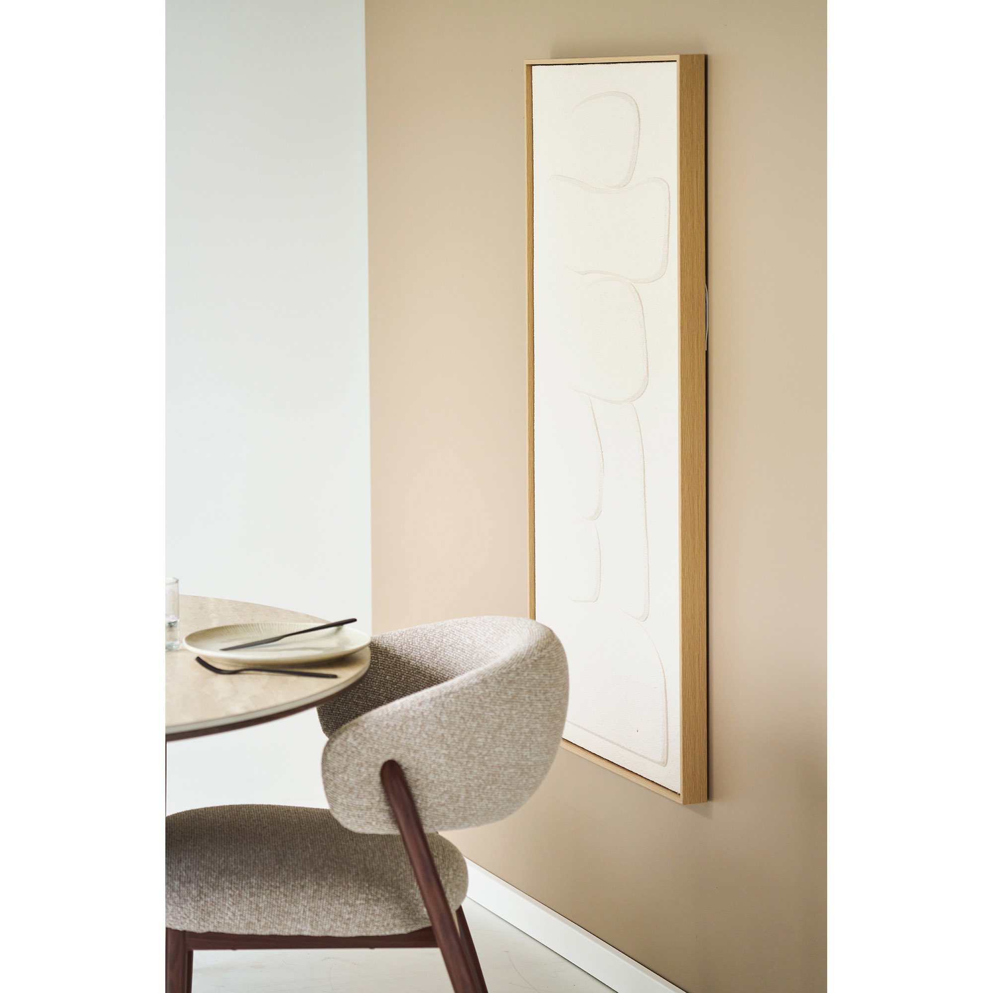 Victoria Relief Vægdekoration, beige, No.2, 60x120 cm - Billede 5