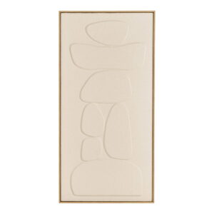 Victoria Relief Vægdekoration, beige, No.2, 60x120 cm
