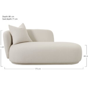 Mykonos Daybed med pude, natur, HN1250 - Billede 9
