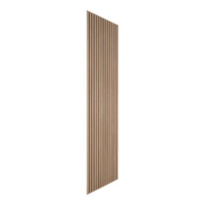 Alternative view of Akustikpanel, træfiner, natur, egetræslook, 2400x600x22 mm – sæt af 2