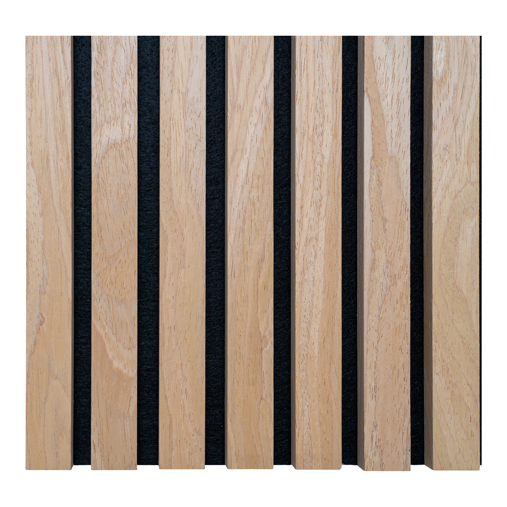 Akustikpanel, træfiner, natur, egetræslook, 2400x600x22 mm – sæt af 2 - Billede 3