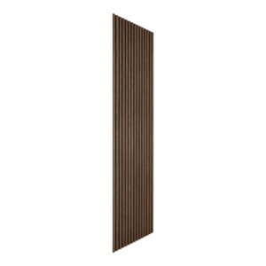 Alternative view of Akustikpanel, træfiner, valnød, valnødlook, 2400x600x22 mm – sæt af 2