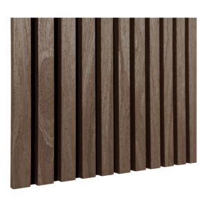 Akustikpanel, træfiner, valnød, valnødlook, 2400x600x22 mm – sæt af 2 - Billede 4