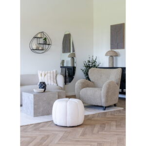 Astley Bordlampe, papmaché, stone grå - Billede 3