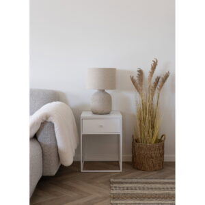 Bilby Bordlampe, keramik, sten struktur - Billede 3